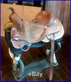 Custom Made ranch cutting Cow horse saddle