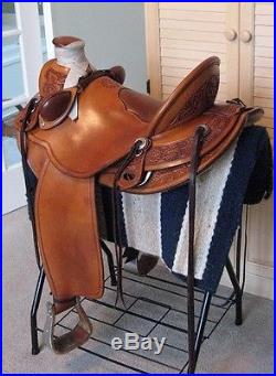 Custom Wade Ranch Roping Saddle