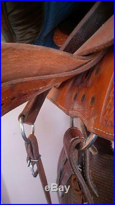 Cutting or Pleasure Saddle Custom Made Show with Silver