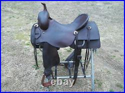 Cutting saddle/ Brazos Saddlery 16 1/2 In. Hard Seat