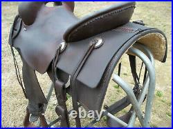 Cutting saddle/ Brazos Saddlery 16 1/2 In. Hard Seat