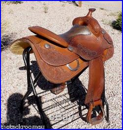 Darrel Slinkard Cowboy Tack Reining Saddle 16