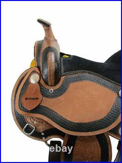 Deep Seat Western Saddle Barrel Racing Horse Pleasure Trail Package 15 16 17 18