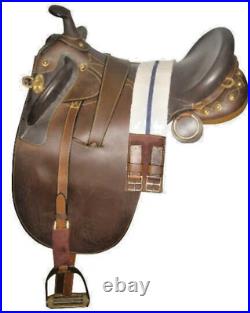EQ Australian Stock Saddle with Horn Seat Size 16 Stock Saddle