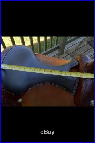 EUC Reinsman Saddle 16 Inch Seat FQHB MUST SEE! Great Christmas Gift