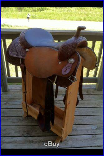 EUC Reinsman Saddle 16 Inch Seat FQHB MUST SEE! Great Christmas Gift