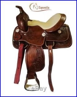 Esposita Westernsattel Set Texas Kids für Shetty und Pony, echtes Leder