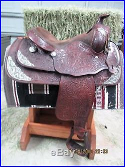 Excellent Billy Royal Western Saddle Handmade in Texas 15 in Seat FQH