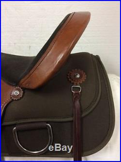 Fabtron 16 #7154-F Cordura Flex Lady Trail Saddle Used Full Quarter Horse Bar