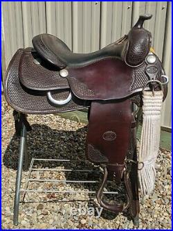 GORGEOUS 16 Billy Cook Reining saddle with cinch