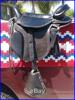 Gaited Saddle by CTK 16.5 Black Leather NICE