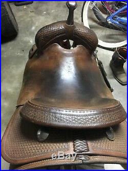 Genuine Cowboy Tack Cutting Saddle 16 Cutter Ranch Cow Horse