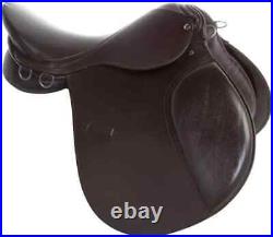 Handmade English Horse Jumping / Close Contact Leather softy molded Saddle