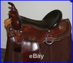 Henry Miller Amish Made Lightweight All Leather Trail Saddle, 16