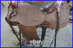 Hereford 14 Hand Tooled Saddle