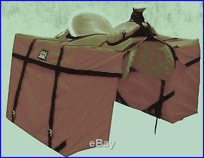 Horse Camping / Packing / TrailMax Saddle Panniers / Packing System / Brown