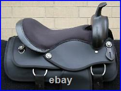 Horse Saddle Western Used Trail Barrel Racing Synthetic Tack Pad 15 16 17 18
