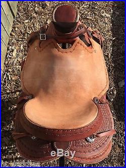 (IN STOCK) 15 Two-Tone Wade Roping/Ranch/Trail/Roper Saddle