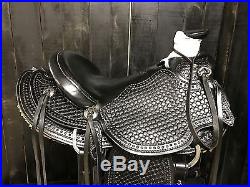 (In Stock) 15 Black Wade Saddle Ranch/Roping/Training/Trail/Association