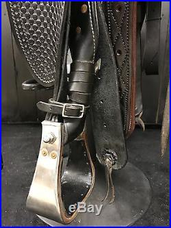 (In Stock) 15 Black Wade Saddle Ranch/Roping/Training/Trail/Association