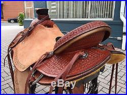 (In Stock) 16 Wade Roping / Ranch / Trail / Roper Saddle Roughout/Half Breed