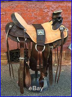 (In Stock) 17.5 Wade Saddle Ranch/Roping/Training/Trail/Wade