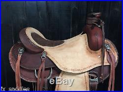 (In Stock) 17 Modified Association Roping/Ranch/Trail/Roper Saddle Roughout