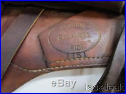 John M Fallis Balanced Ride Wade Custom Ranch Saddle Lightly Used 15