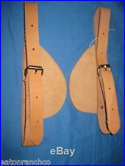Kids Pony Saddle Replacement Fenders Stirrup Leathers Leather Fender Pair RO
