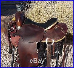 LaFlair Cochise AZ Ranch Roping Saddle 15.5