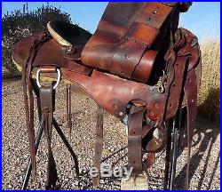 LaFlair Cochise AZ Ranch Roping Saddle 15.5