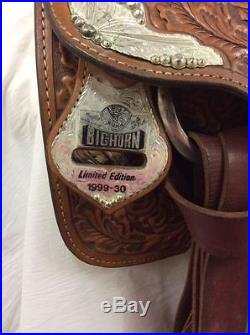 Limited Edition Big Horn Western Show Saddle Used 16 Regular Quarter Horse Bar
