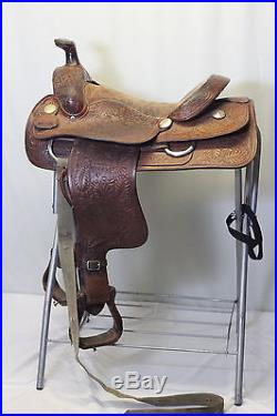Longhorn By Billy Cook 16 Seat Western Saddle