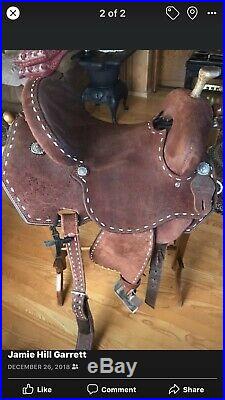 Marlene McRae Barrel saddle 15 in Flex tree Very Few Rides Was $2500.00 New