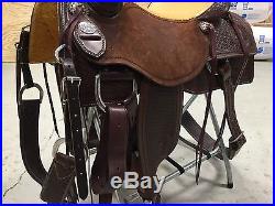 Martin All Around Working Cowhorse 16 inches Chocolate Saddle