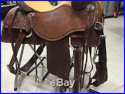 Martin All Around Working Cowhorse 16 inches Chocolate Saddle