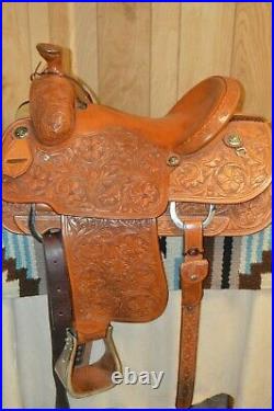 Martin Saddlery Roping Ranch Western Saddle 15 inch