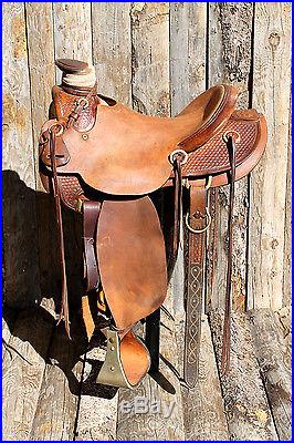McCall Saddlery USED SADDLE & BACK CINCH 2001 GREAT CONDITION