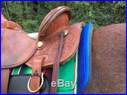 McCall Western saddle- Time Saver 16 15 Barrels/trails Custom saddle