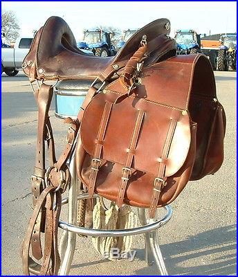 McClellan Saddle And Saddle Bags