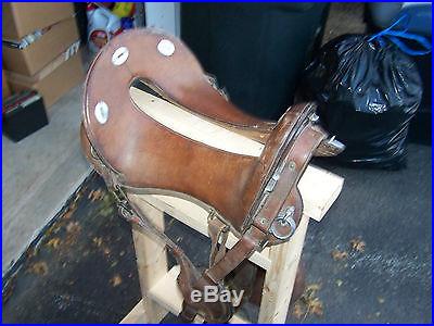 McClelland saddle 1904 US 12 inch J. E. Marked Hotze J. B. S