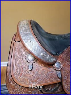 McLelland Show Saddle 16 Sterling Silver