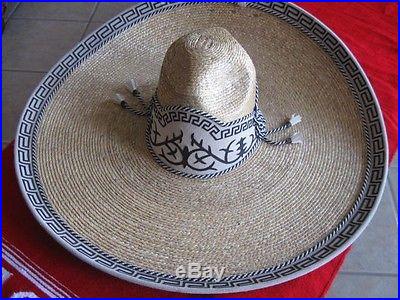 Mexican Charro Hats Saddle Sombrero Charro en Paja de Trigo