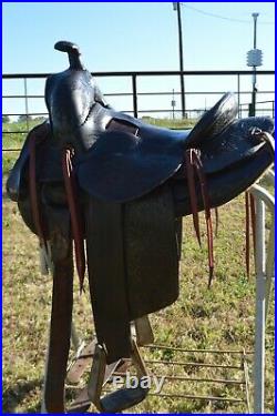 Miles City 14 Collector/Vintage Western Saddle #099