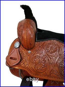 Montura Vaquera Caballo Cuero Piel Silla Texana Leather Western Horse Saddle