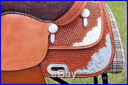 NEW 16 Fancy Billy Cook Maker Sulphur OK Custom Silver Western Show Saddle