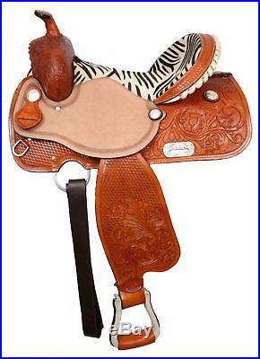 NEW DOUBLE T WESTERN BARREL RACING HORSE SADDLE 15 16