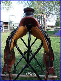 Nearly New Hand Made Wade Tree Ranch Roping Saddle, Sucker Creek by SSM