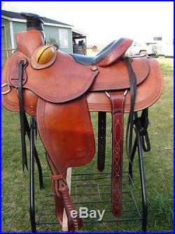 Nearly New Hand Made Wade Tree Ranch Roping Saddle, Sucker Creek by SSM