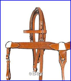 New 16 17 18 Tan Comfortable Western Trail Leather Endurance Horse Saddle Tack